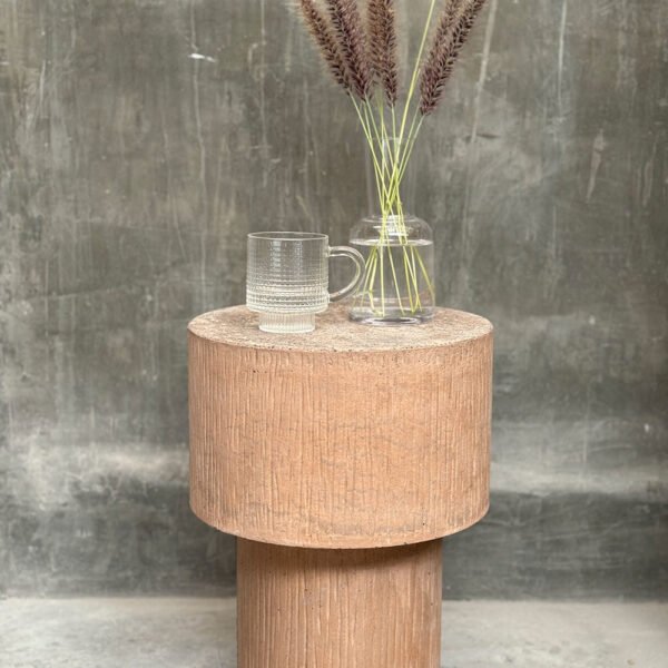 MESA DE CONCRETO CHAMPIGNON TIERRA ROSADA - Imagen 3