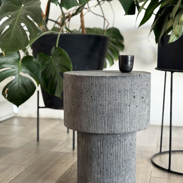 MESA DE CONCRETO CHAMPIGNON GRIS