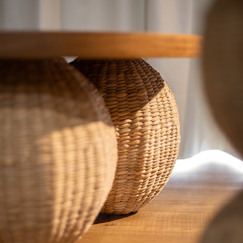 MESA AUXILIAR TEJIDA BASAMENTO - Imagen 3