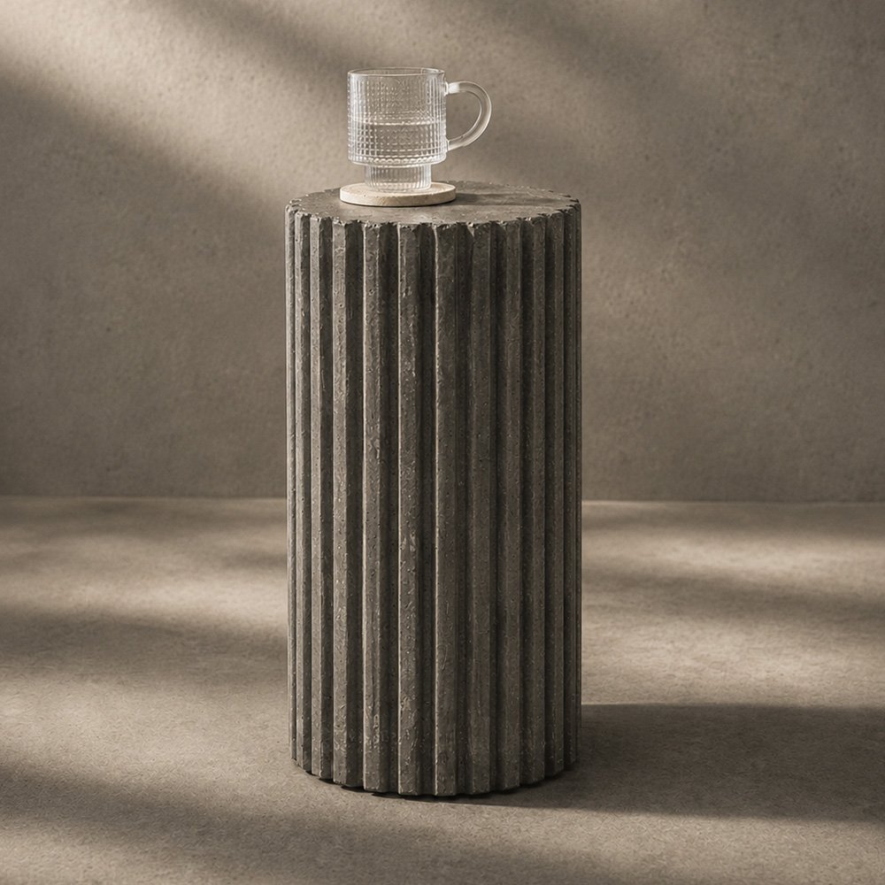 MESA DE CONCRETO CARDO BAJA GRIS
